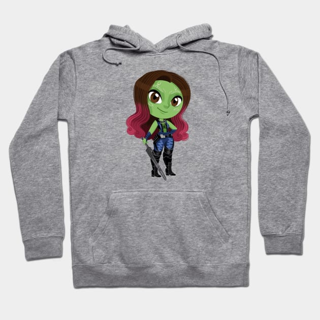 Gamora Hoodie by InesBarrosArt